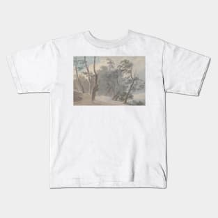 Galleria di Sopra, Albano by John Robert Cozens Kids T-Shirt